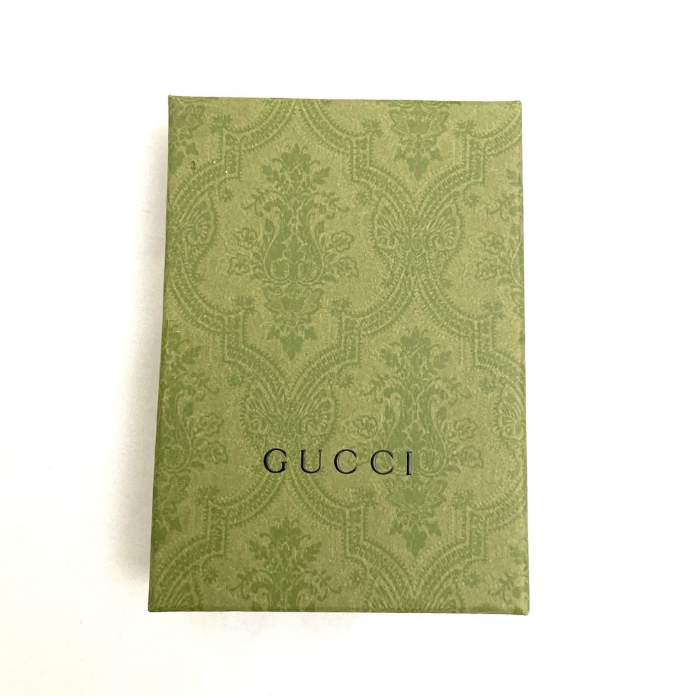 Gucci Gift Box Green Brocade Designer Luxury 6.5 x 4.5 x 1 - Picture 2 of 12